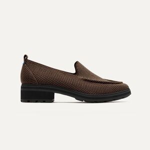 Rothy's The Lug Loafer - Brown Herringbone Size 8